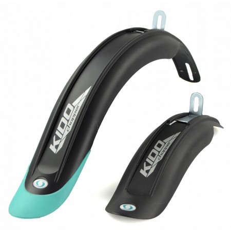 Щитки для велосипеда SIMPLA KIDO SDS 16" (чёрный/бирюзовый)